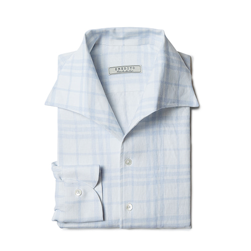 Linen Shirt Soft Check